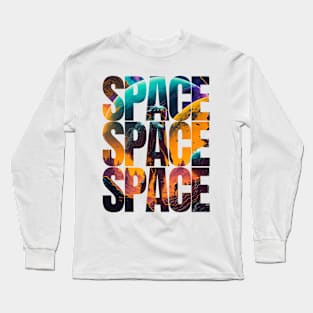 Space Space Space Long Sleeve T-Shirt